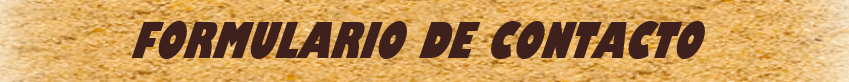 Formulario de contacto